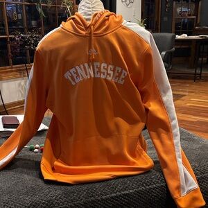 adidas Orange and White Hoodie